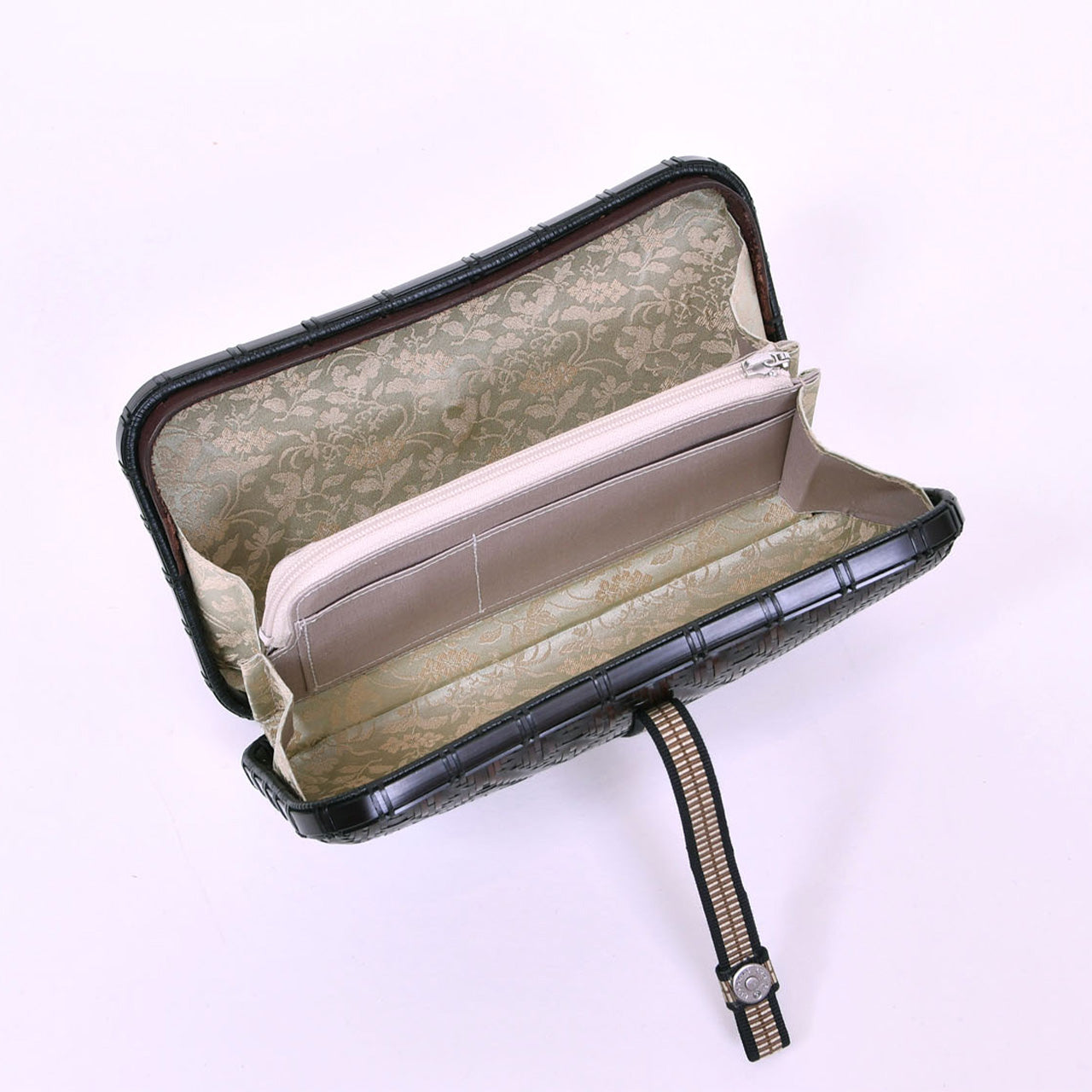 The Kyoto Ajiro-ami Bamboo Clutch Bag by Kisetsu | Handcrafted Traditional Japanese Artistry
