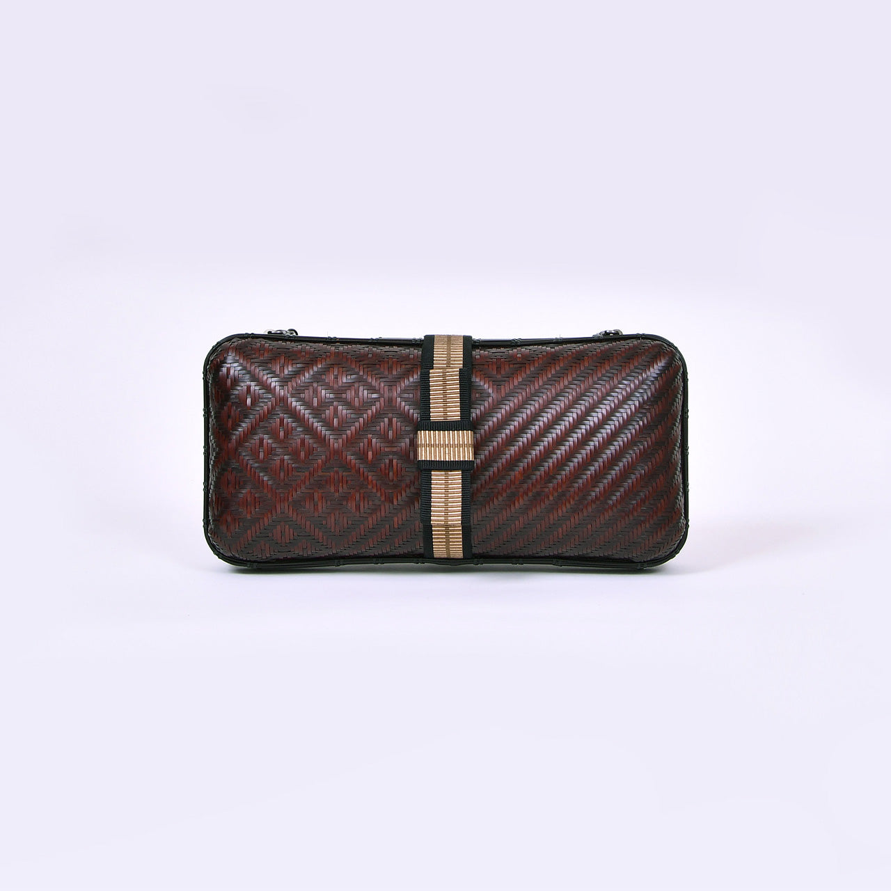 The Kyoto Ajiro-ami Bamboo Clutch Bag by Kisetsu | Handcrafted Traditional Japanese Artistry