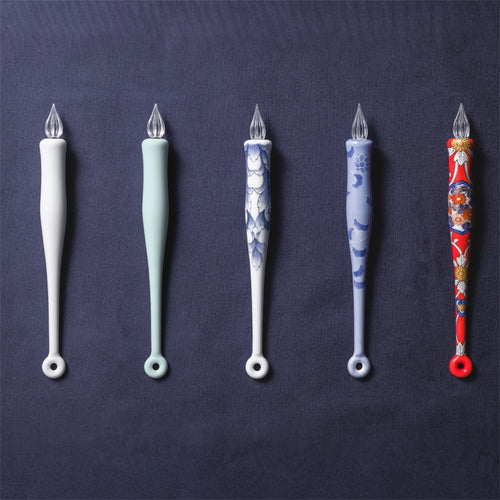Imari-yaki Glasfeder | 伊万里焼 | Imari-Stift 5 Varianten - HIZEN5 -