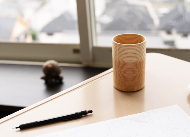 Bentwood cup - Blanc Pa | Odate Kougei-sha-