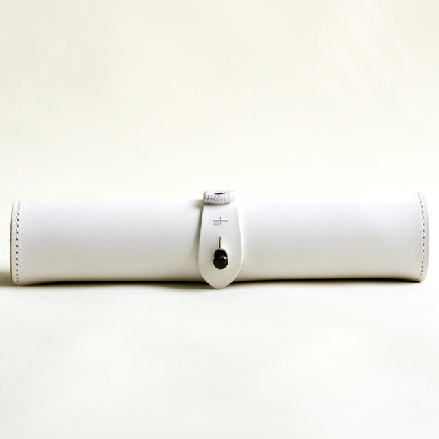 Single leather pen case "rotolo" - emupiu -