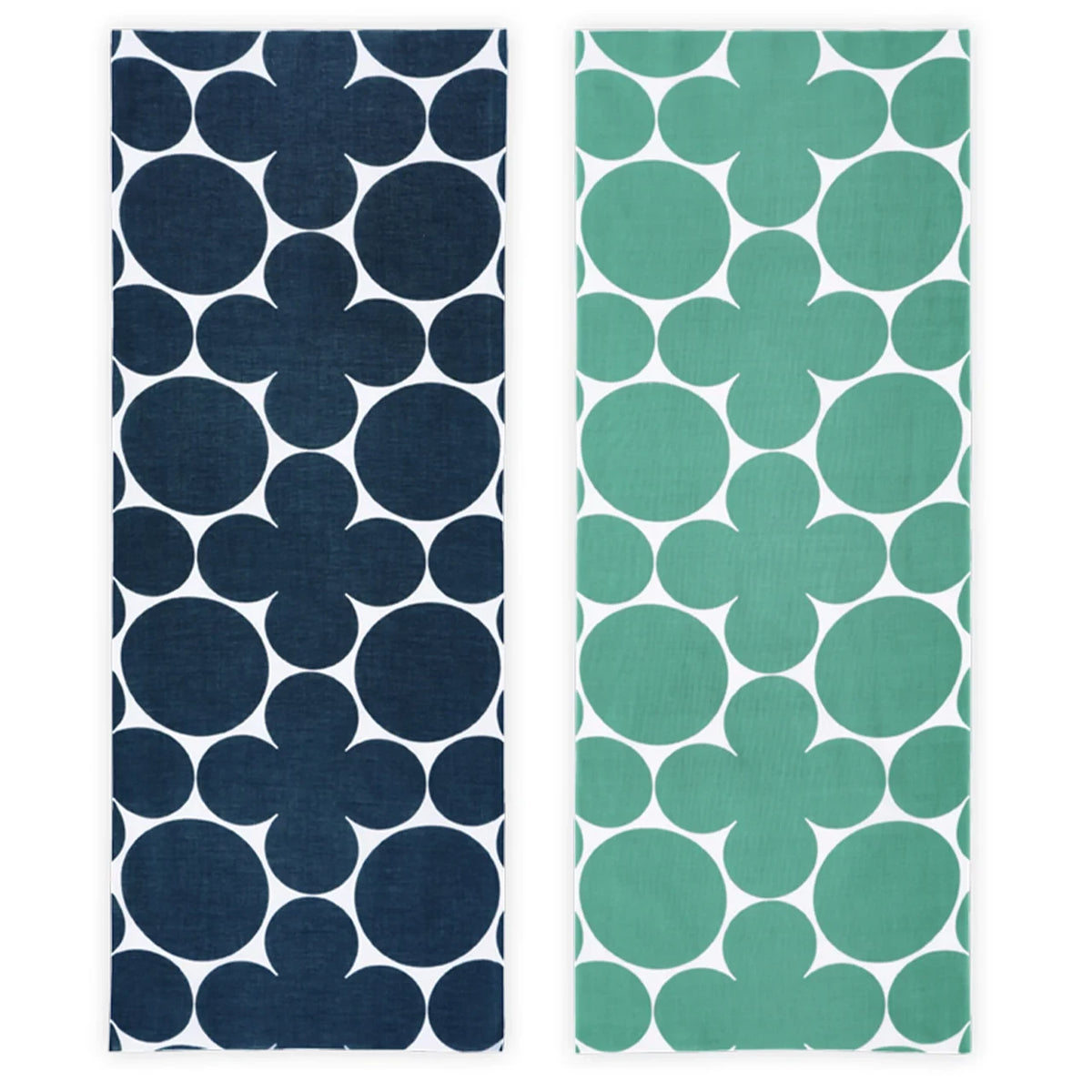 hirali reversible tenugui, Ushi Hiyasu design: front and back