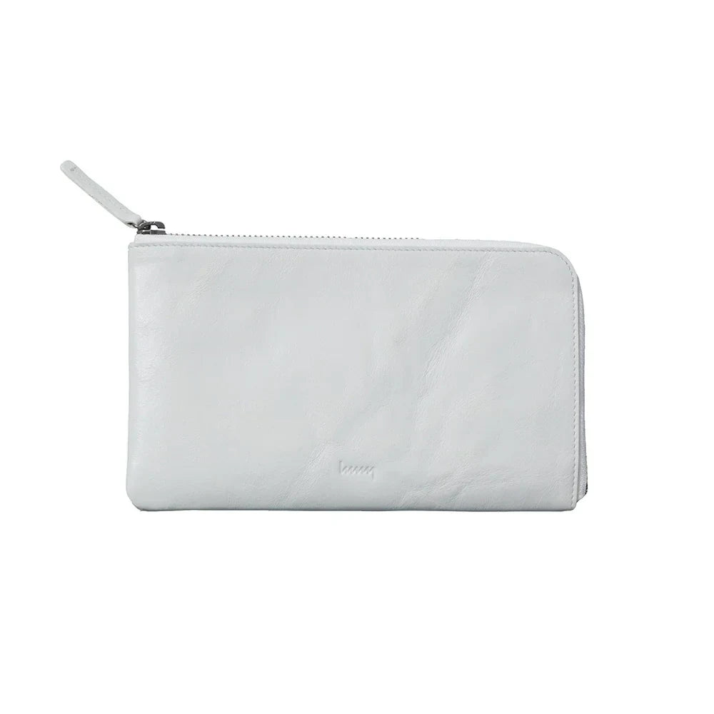 hmny leather card wallet in light gray #Color_Light Gray