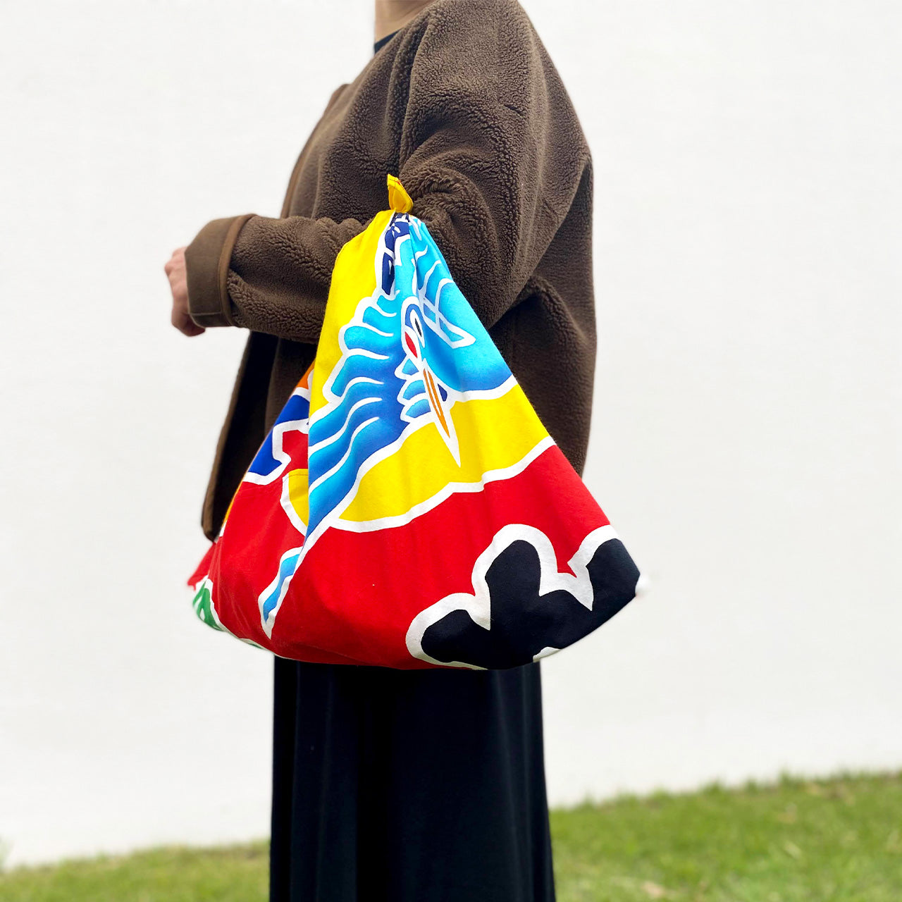 Origami Bag(Eco Bag) / Japanese Lucky Fisherman's Flag (Tairyo-bata)Design