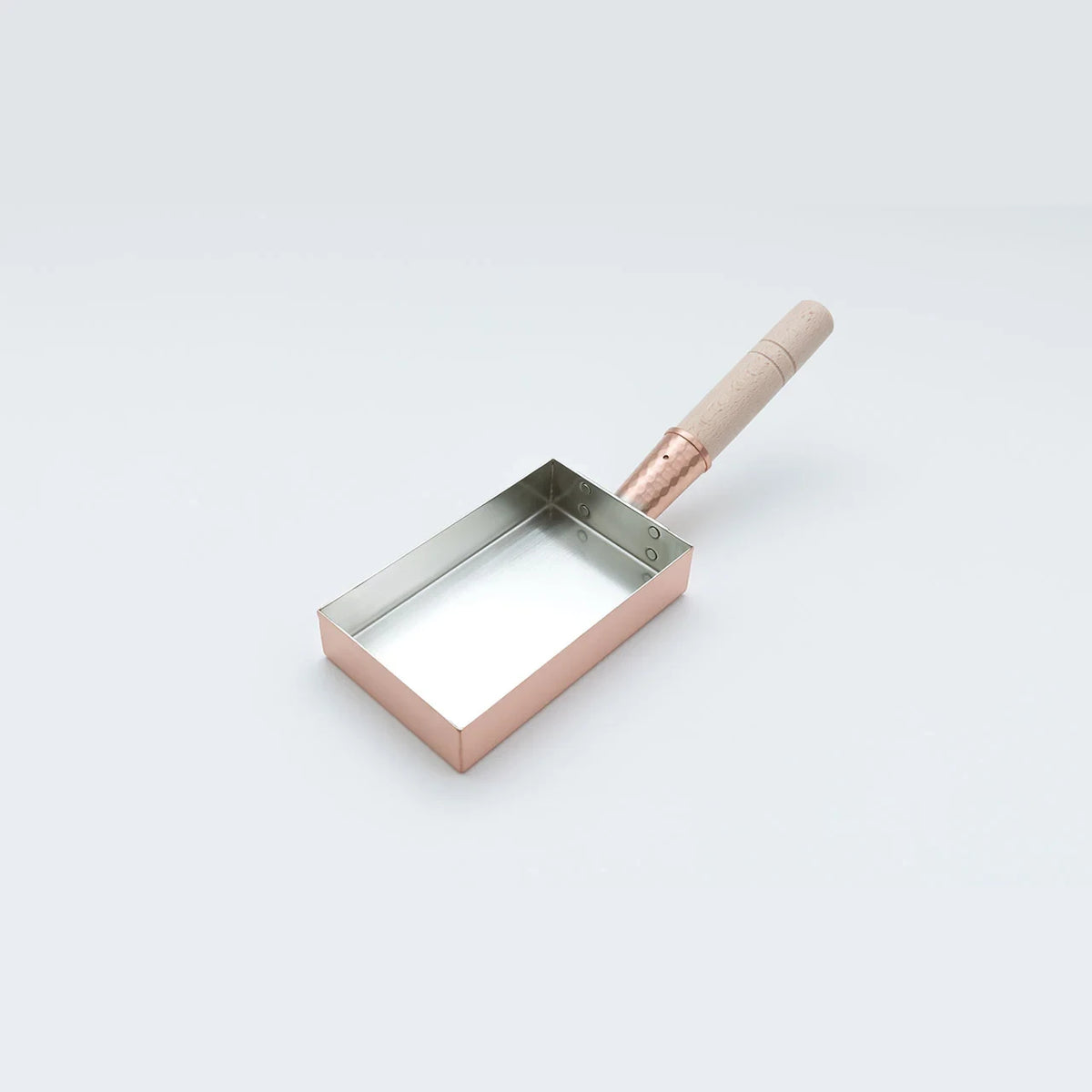 Kobo Aizawa copper Japanese omelette pan, tin-lined inside