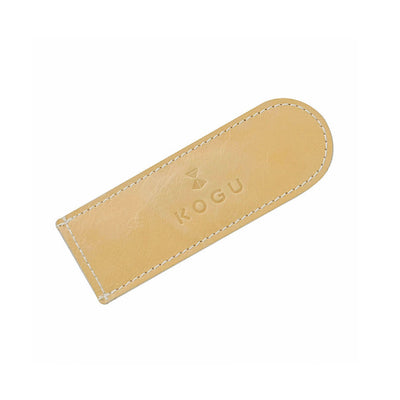 Coffee Kogu natural cowhide leather handle cover