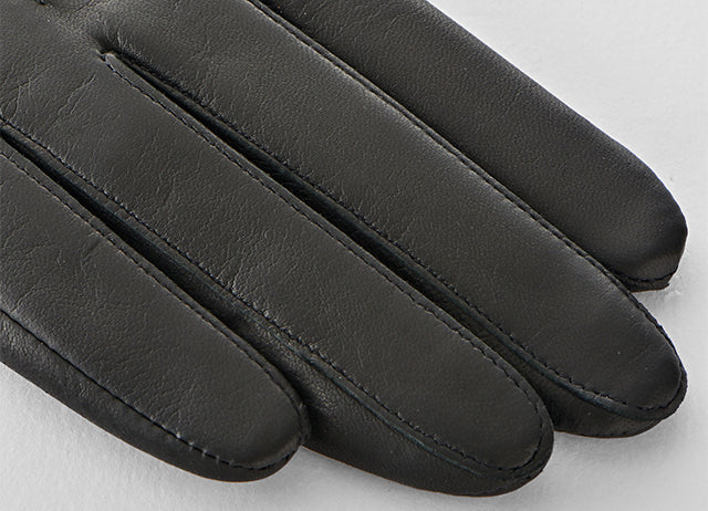 Japanese leather gloves | Men's touchscreen compatible - Kuroda-