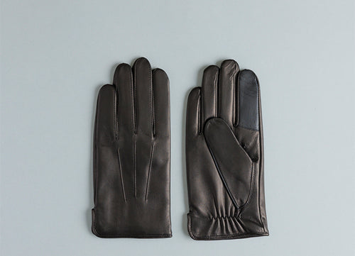 Gants en cuir japonais | Compatibles avec écran tactile pour hommes - Kuroda-