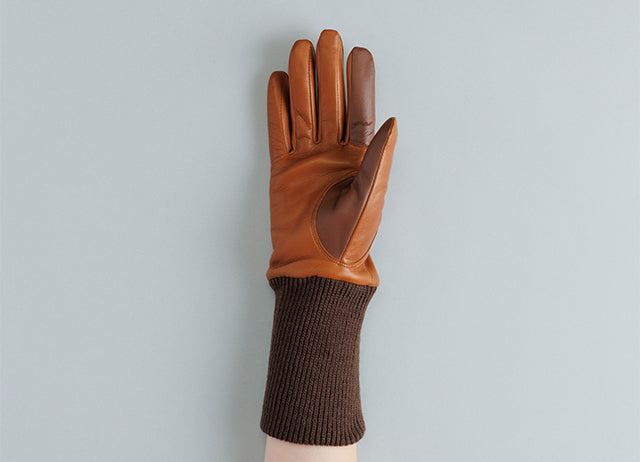 Japanese leather gloves | Women's touchscreen compatible - Kuroda-