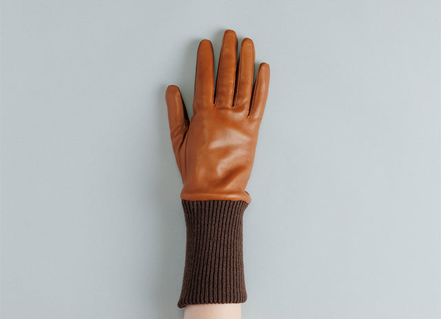 Japanese leather gloves | Women's touchscreen compatible - Kuroda-