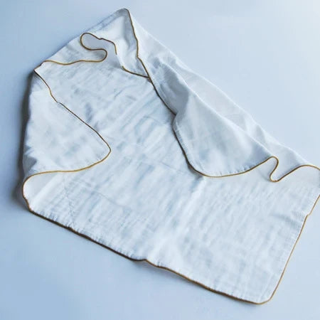 5-layer gauze baby afghan, 80 × 80 cm
