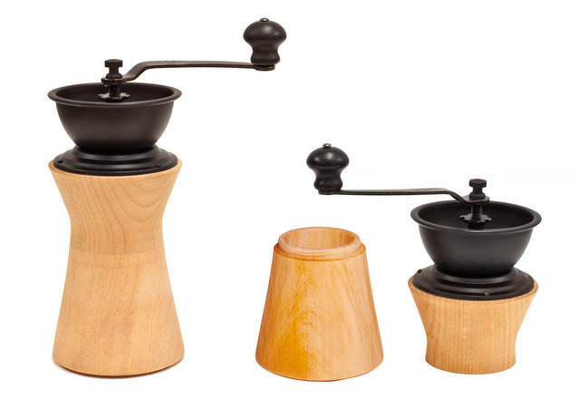 Wooden coffee mill "COFFEE MILL" - MokuNeji × Kalita -