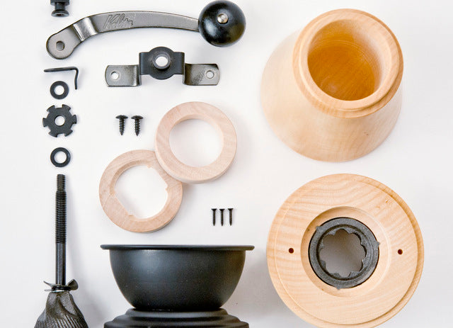 Wooden coffee mill "COFFEE MILL" - MokuNeji × Kalita -
