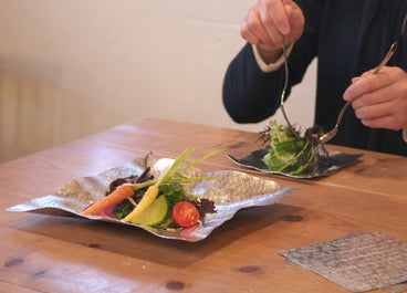 Hand-shaped vessel "Suzugami" -Syouryu-