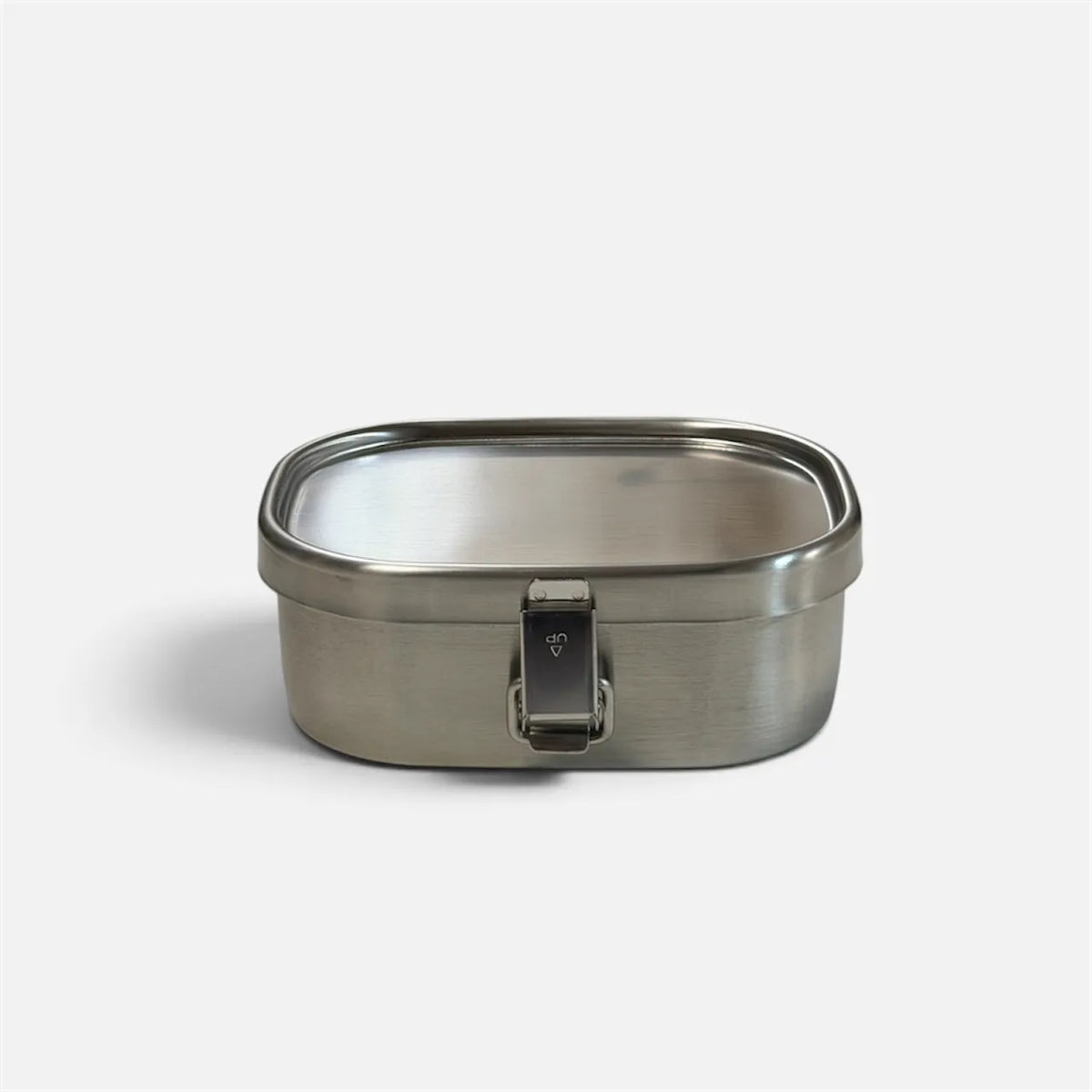 Small stainless steel lunch box, front view #Size_Small (360 ml)