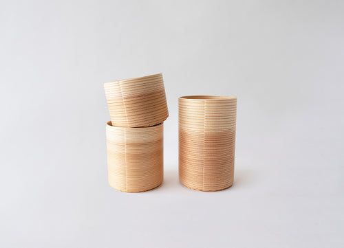 Tasse en bois courbé - Blanc Pa | Odate Kougei-sha-