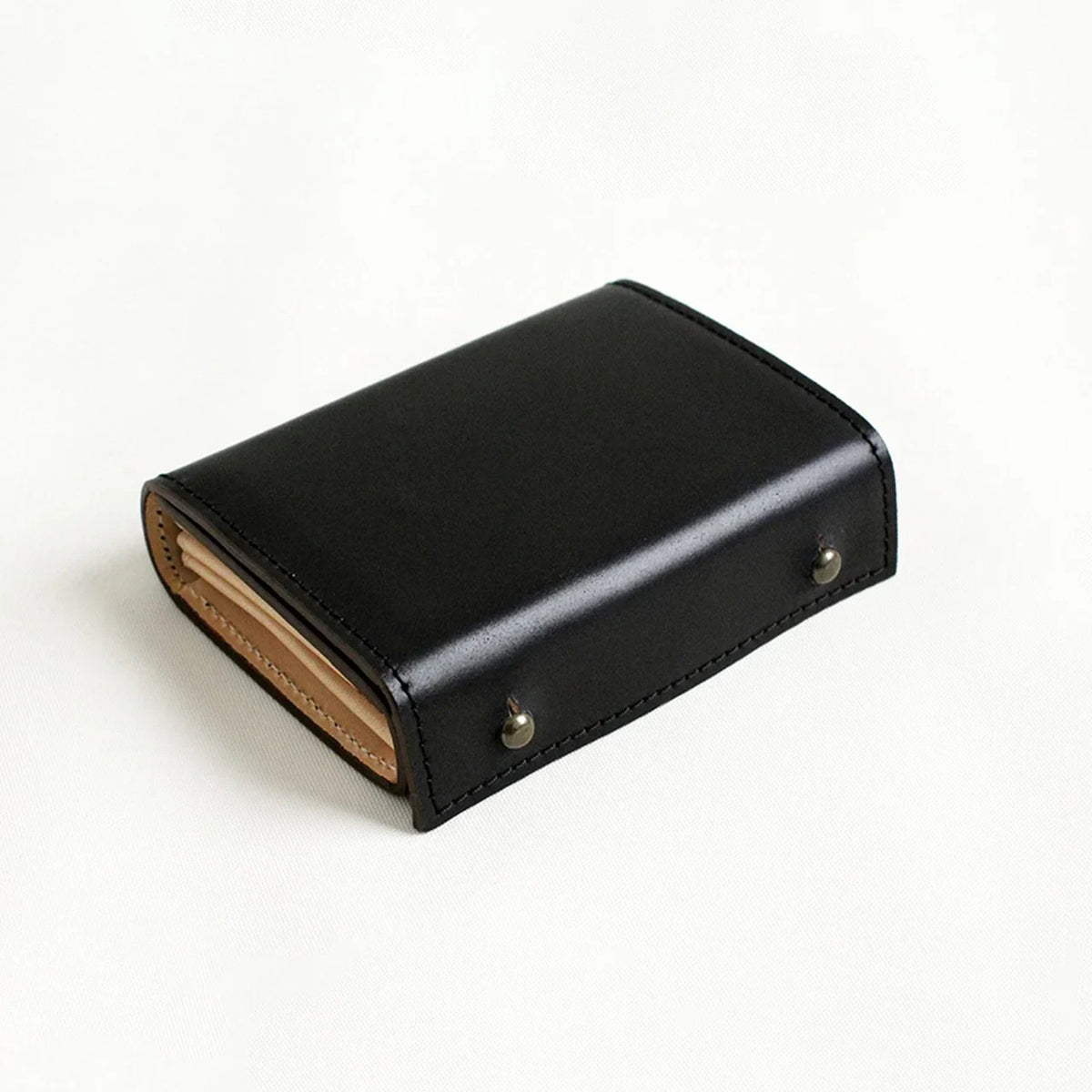 m+ millefoglie II cordovan wallet in black #Color_Black