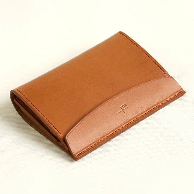 m+ FERMA MATI leather card case in light brown #Color_Light Brown