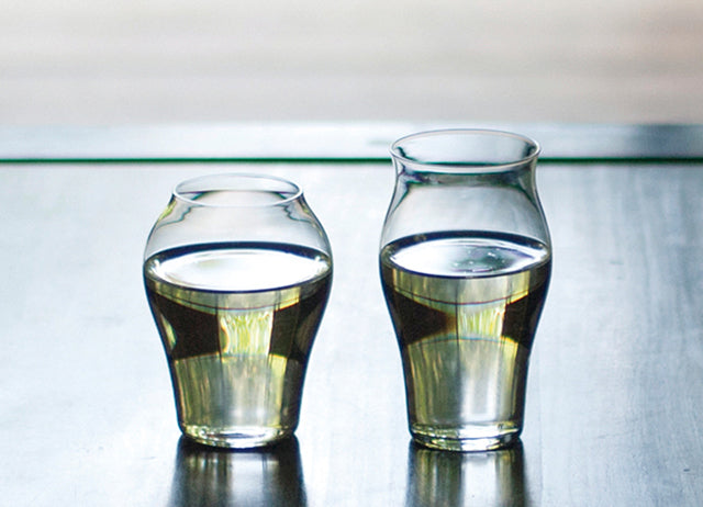 Ultimate sake glass, Sake glass "Tsubomi" "Hana" set - Hirota Glass -