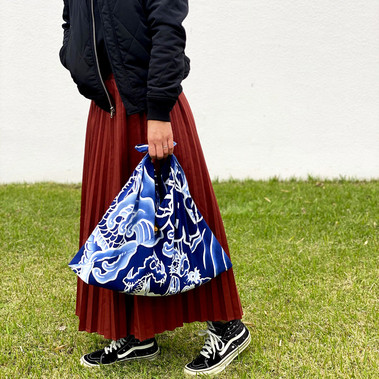 Origami Bag（Eco Bag） / Japanese Lucky Fisherman's Flag (Tairyo-bata)Design