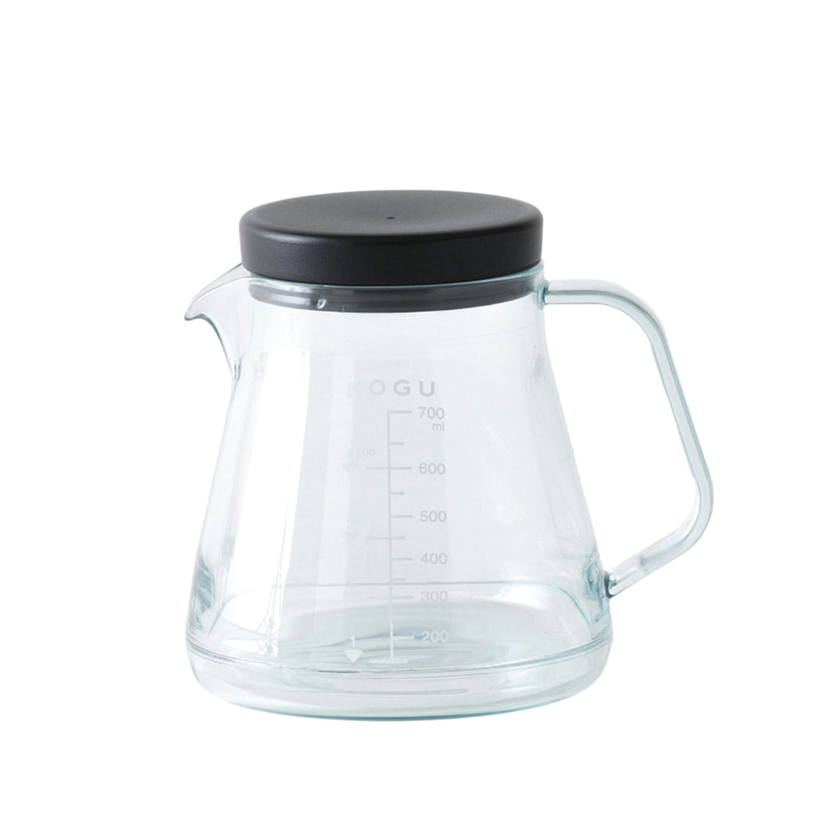 700 ml shatter-resistant coffee server with lid