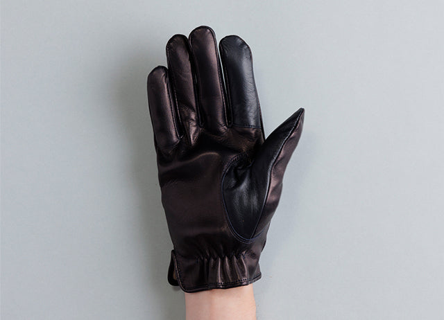 Japanese leather gloves | Men's touchscreen compatible - Kuroda-
