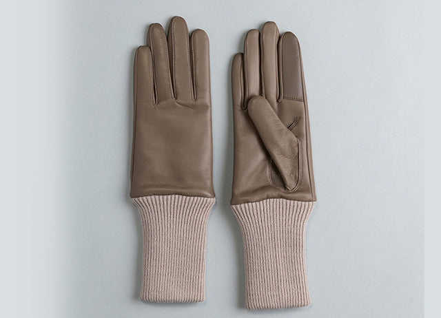 Japanese leather gloves | Women's touchscreen compatible - Kuroda-