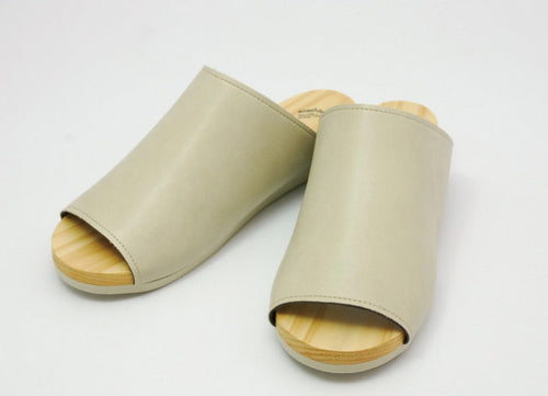 Chaussons en bois "Deux pièces" -Mizutori Kogyo-