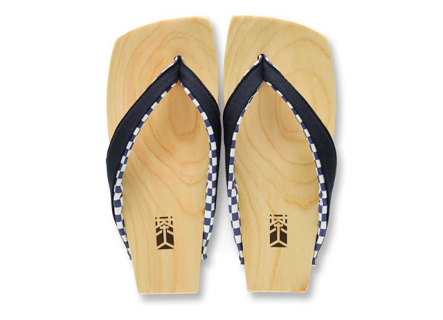Inländisches Hinoki-Design Geta "Chajin" -Mizutori Kogyo -