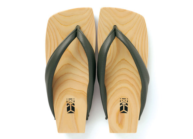 Inländisches Hinoki-Design Geta "Chajin" -Mizutori Kogyo -