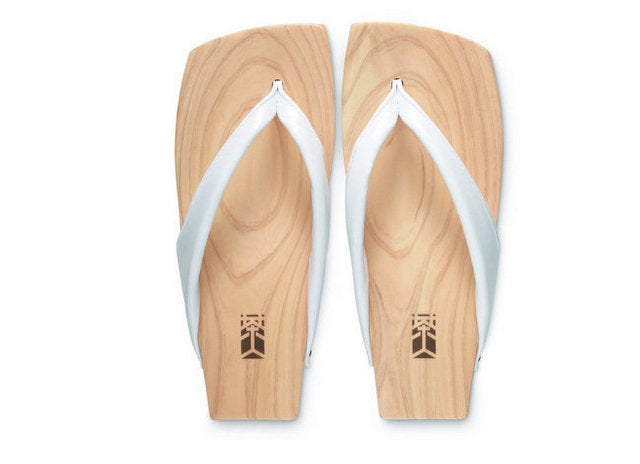 Inländisches Hinoki-Design Geta "Chajin" -Mizutori Kogyo -