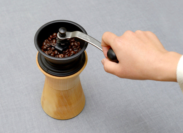 Wooden coffee mill "COFFEE MILL" - MokuNeji × Kalita -