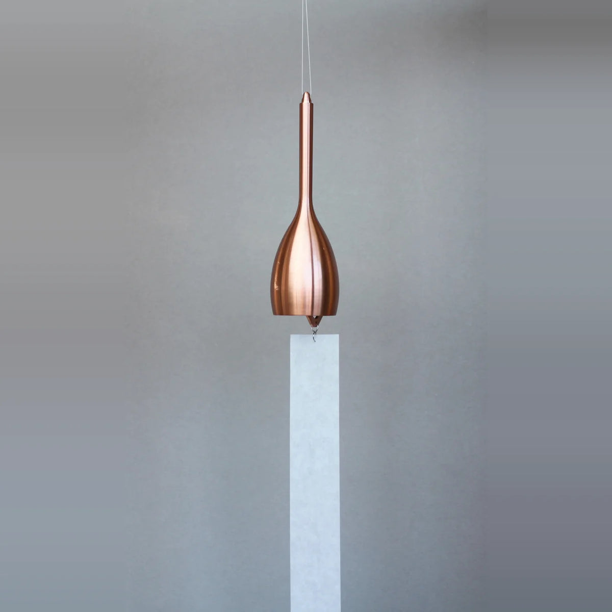 Pink gold Slim wind chime with paper strip #Color_Pink Gold
