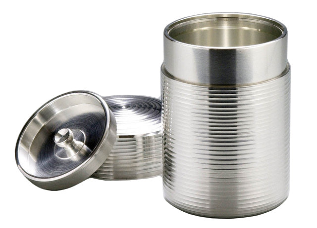Tin tea caddy | Senju - Osaka Suzuki-