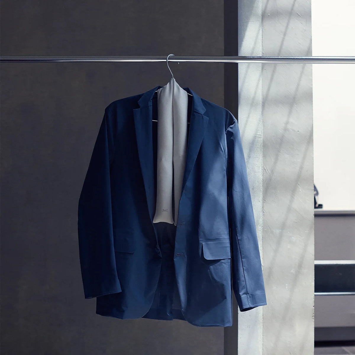 soil drying tube hung with a jacket