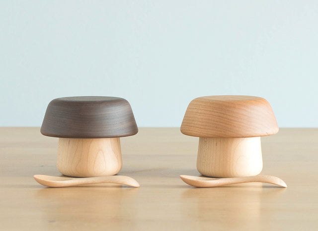 Mushroom shaped vessels 3-piece set - Sunao Lab -